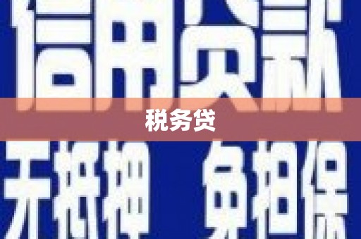 恒春税务贷