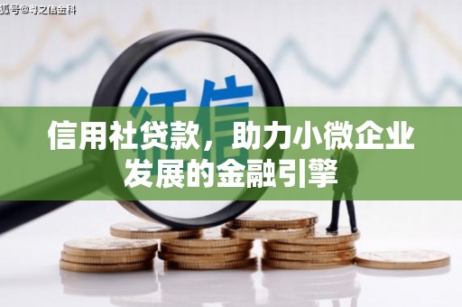 恒春信用社贷款，助力小微企业发展的金融引擎