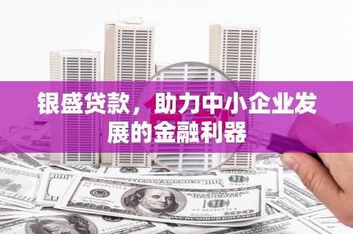 恒春银盛贷款，助力中小企业发展的金融利器