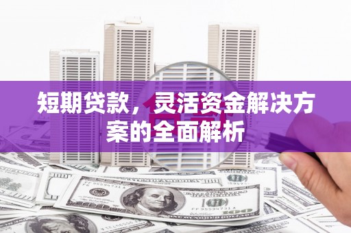 恒春短期贷款，灵活资金解决方案的全面解析