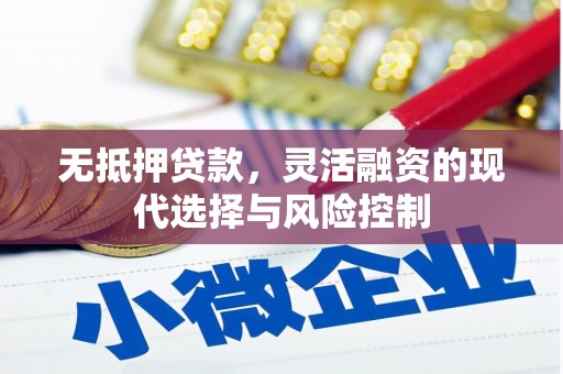 恒春无抵押贷款，灵活融资的现代选择与风险控制