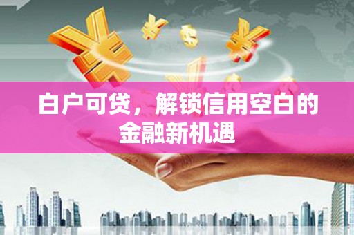 恒春白户可贷，解锁信用空白的金融新机遇