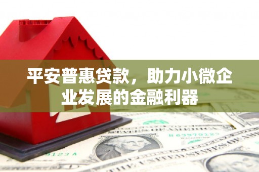 恒春平安普惠贷款，助力小微企业发展的金融利器
