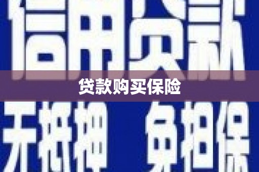 恒春贷款购买保险