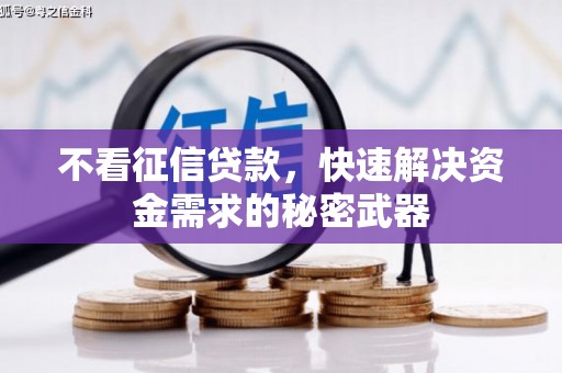 恒春不看征信贷款，快速解决资金需求的秘密武器