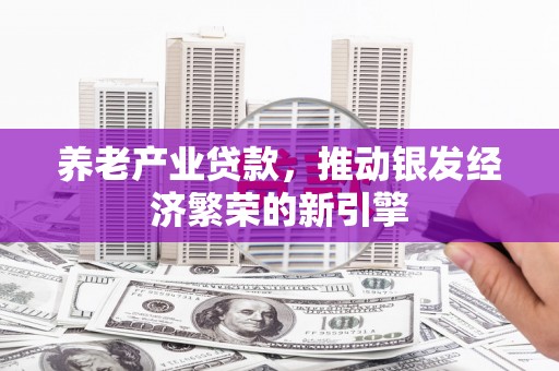 恒春养老产业贷款，推动银发经济繁荣的新引擎
