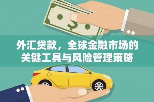 恒春外汇贷款，全球金融市场的关键工具与风险管理策略
