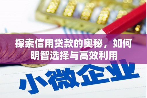 恒春探索信用贷款的奥秘，如何明智选择与高效利用