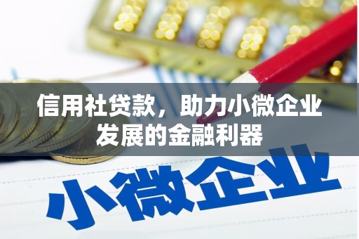 恒春信用社贷款，助力小微企业发展的金融利器