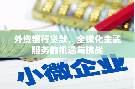 恒春外资银行贷款，全球化金融服务的机遇与挑战